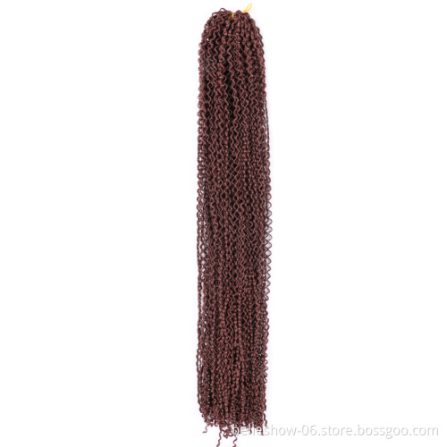 Zizi Braiding hair Micro Zizi Ombre Blonde Purple Blue Grey colors Synthetic Box Braids hair micro Zizi Crochet Braids Hair
